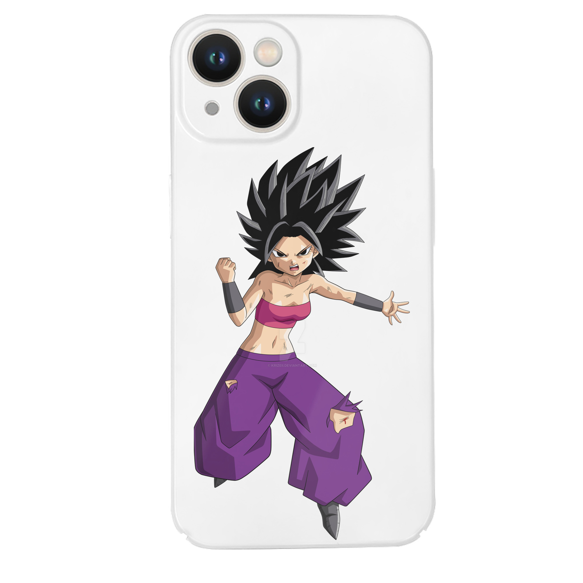 （画像用） ドラゴンボール カリフラ DRAGON BALL Caulifla 【iPhone 14シリーズ対応】ハードケース